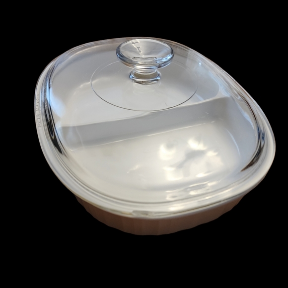 Corningware Kitchen Corning Ware Oval Divided Dish F6b 8 Liter W Lid Poshmark